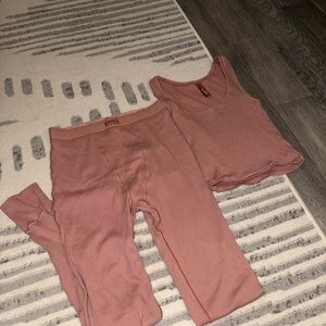 Skims Sleepwear Set Size Medium